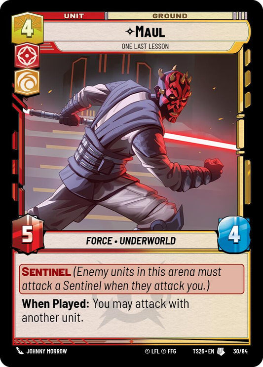 Maul - One Last Lesson (30/84) (30/84) [Twin Suns] - Shop at xdovtoxtgo
