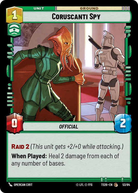 Coruscanti Spy (53/84) (53/84) [Twin Suns] - Shop at xdovtoxtgo
