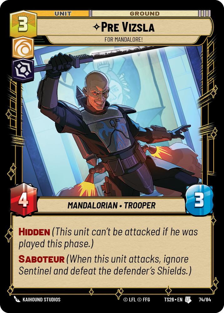 Pre Vizsla - For Mandalore! (74/84) (74/84) [Twin Suns] - Shop at xdovtoxtgo