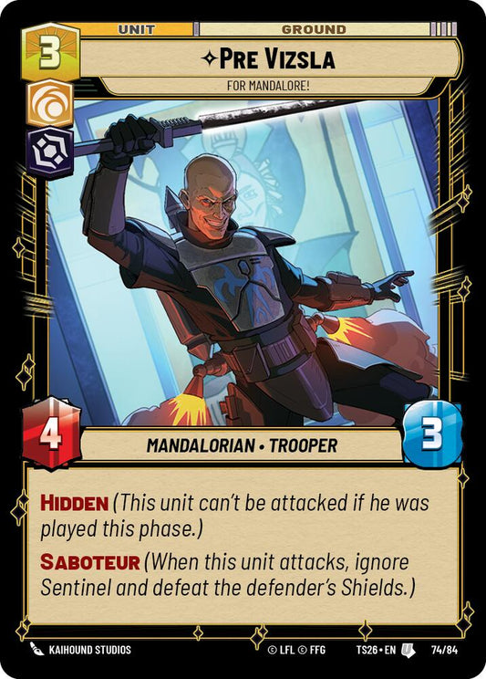 Pre Vizsla - For Mandalore! (74/84) (74/84) [Twin Suns] - Shop at xdovtoxtgo
