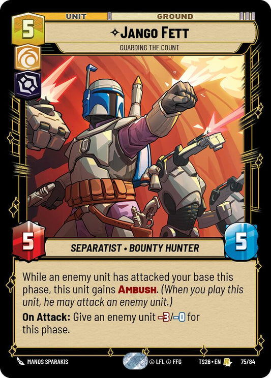 Jango Fett - Guarding the Count (75/84) (75/84) [Twin Suns] - Shop at xdovtoxtgo