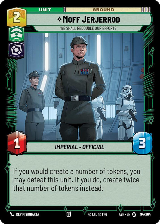 Moff Jerjerrod - We Shall Redouble Our Efforts (94/264) (94/264) [Ashes of the Empire] - Shop at xdovtoxtgo
