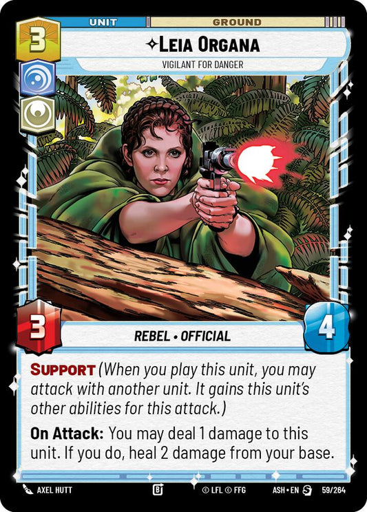 Leia Organa - Vigilant for Danger (59/264) (59/264) [Ashes of the Empire] - Shop at xdovtoxtgo