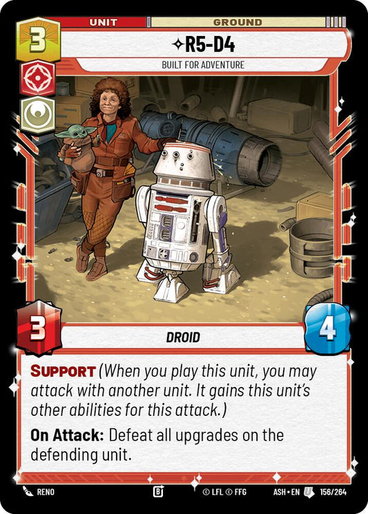 R5-D4 - Built for Adventure (156/264) (156/264) [Ashes of the Empire] - Shop at xdovtoxtgo