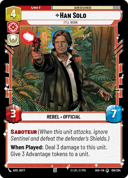 Han Solo - It'll Work (158/264) (158/264) [Ashes of the Empire] - Shop at xdovtoxtgo