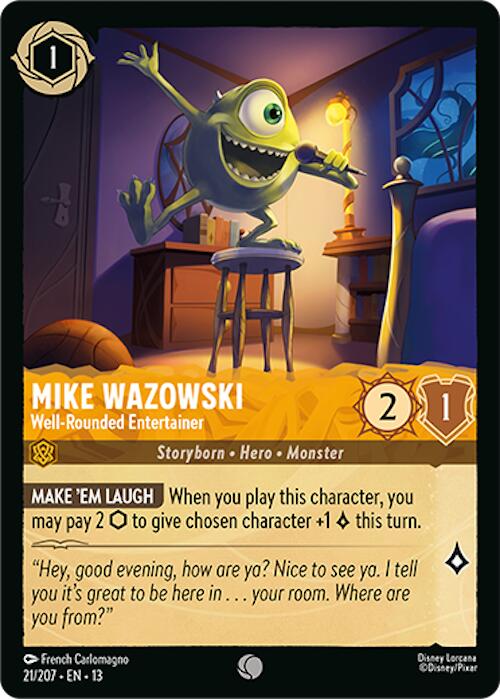 Mike Wazowski - Well-Rounded Entertainer (21/207) [Attack of the Vine!] - Shop at xdovtoxtgo
