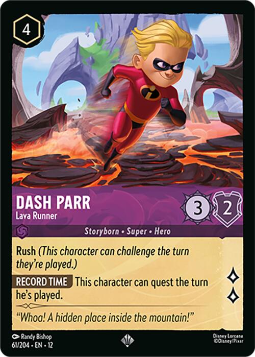 Dash Parr - Lava Runner (61/204) [Wilds Unknown] - Shop at xdovtoxtgo