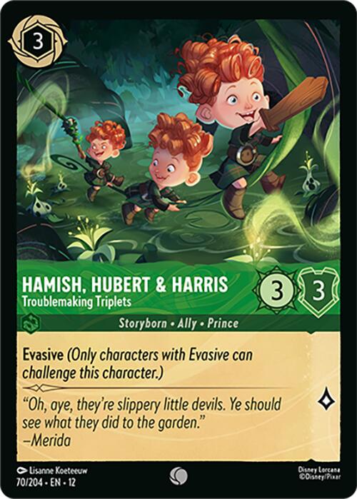 Hamish, Hubert & Harris - Troublemaking Triplets (70/204) [Wilds Unknown] - Shop at xdovtoxtgo