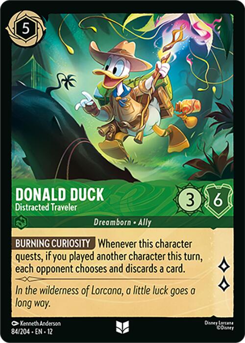 Donald Duck - Distracted Traveler (84/204) [Wilds Unknown] - Shop at xdovtoxtgo