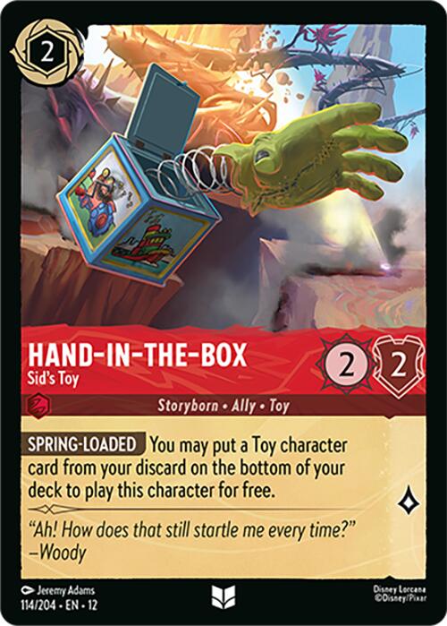 Hand-in-the-Box - Sid's Toy (114/204) [Wilds Unknown] - Shop at xdovtoxtgo
