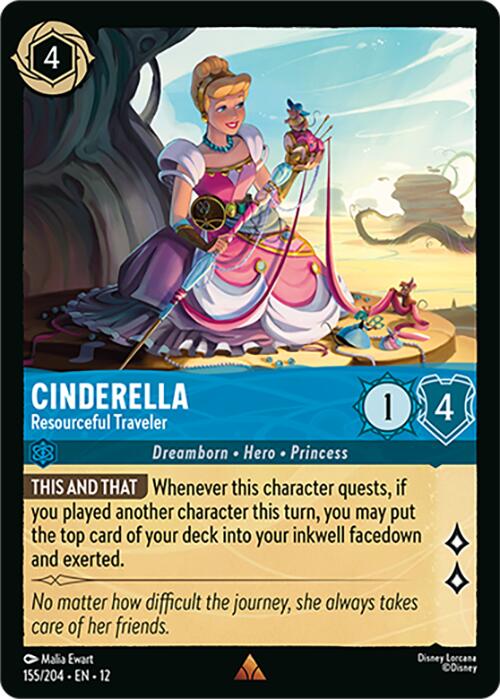 Cinderella - Resourceful Traveler (155/204) [Wilds Unknown] - Shop at xdovtoxtgo