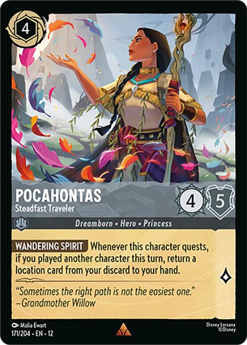 Pocahontas - Steadfast Traveler (171/204) [Wilds Unknown] - Shop at xdovtoxtgo