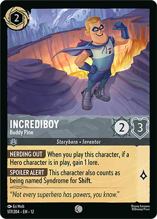 Incrediboy - Buddy Pine (177/204) [Wilds Unknown] - Shop at xdovtoxtgo