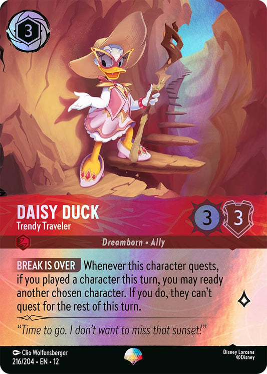 Daisy Duck - Trendy Traveler (Epic) (216/204) [Wilds Unknown] - Shop at xdovtoxtgo