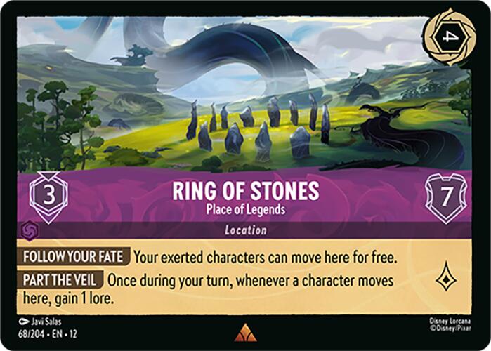 Ring of Stones - Place of Legends (68/204) [Wilds Unknown] - Shop at xdovtoxtgo