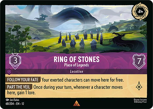 Ring of Stones - Place of Legends (68/204) [Wilds Unknown] - Shop at xdovtoxtgo