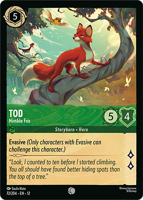 Tod - Nimble Fox (72/204) [Wilds Unknown] - Shop at xdovtoxtgo