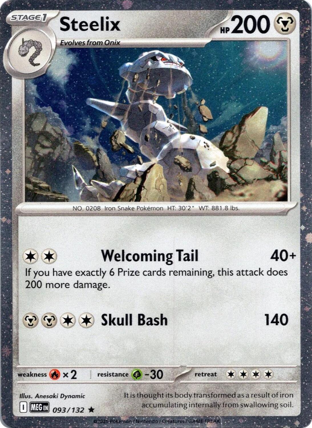Steelix (093/132) (Cosmos Holo) [Mega Evolution: Base Set] - Shop at xdovtoxtgo