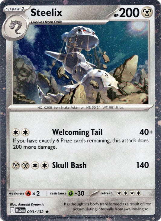 Steelix (093/132) (Cosmos Holo) [Mega Evolution: Base Set] - Shop at xdovtoxtgo