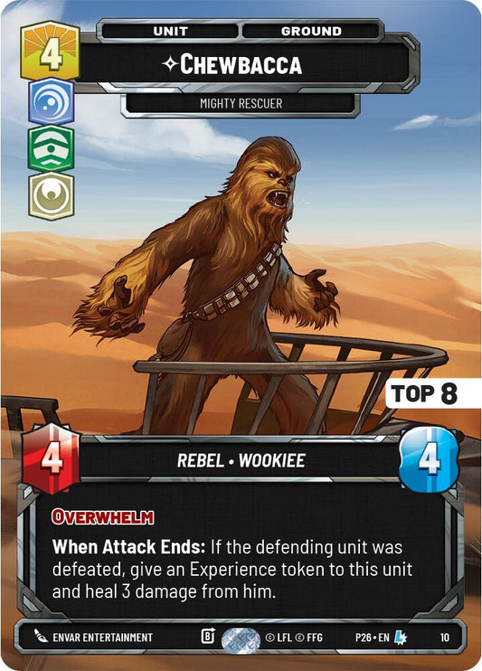Chewbacca - Mighty Rescuer (10) (Top 8) (10) [Organized Play Promos] - Shop at xdovtoxtgo