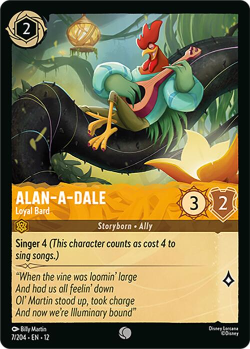 Alan-a-Dale - Loyal Bard (7/204) [Wilds Unknown] - Shop at xdovtoxtgo