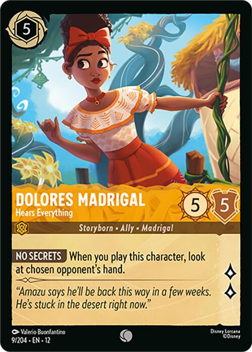 Dolores Madrigal - Hears Everything (9/204) [Wilds Unknown] - Shop at xdovtoxtgo