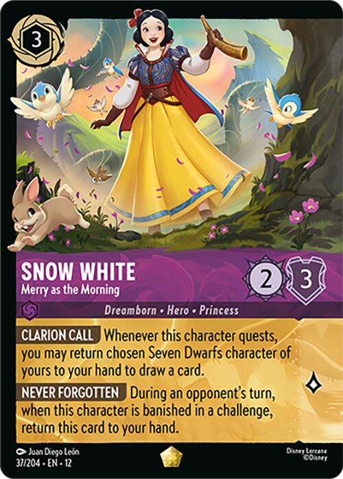 Snow White - Merry as the Morning (Foil) (37/204) [Wilds Unknown] - Shop at xdovtoxtgo