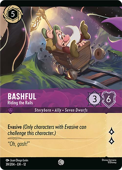 Bashful - Riding the Rails (Foil) (39/204) [Wilds Unknown] - Shop at xdovtoxtgo