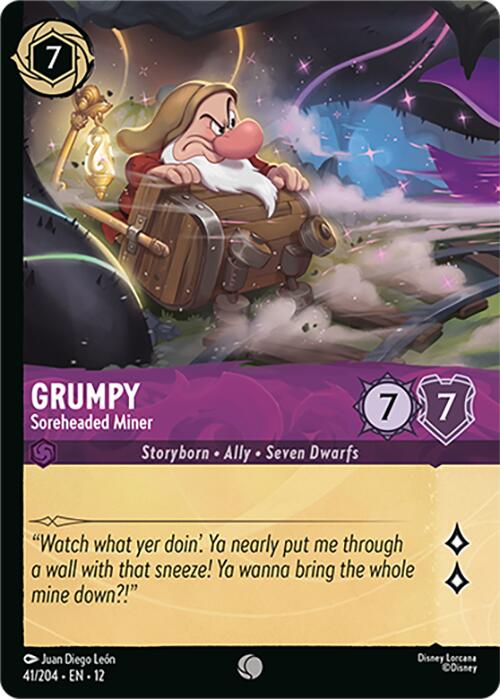 Grumpy - Soreheaded Miner (Foil) (41/204) [Wilds Unknown] - Shop at xdovtoxtgo
