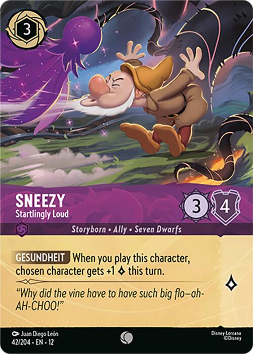 Sneezy - Startlingly Loud (Foil) (42/204) [Wilds Unknown] - Shop at xdovtoxtgo