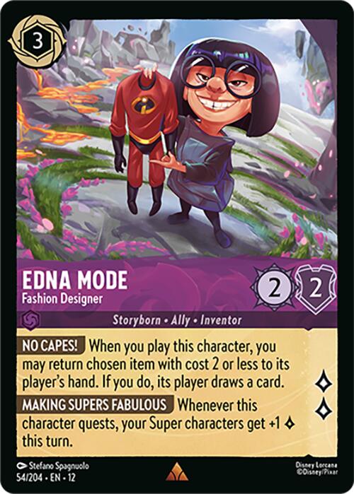 Edna Mode - Fashion Designer (54/204) [Wilds Unknown] - Shop at xdovtoxtgo