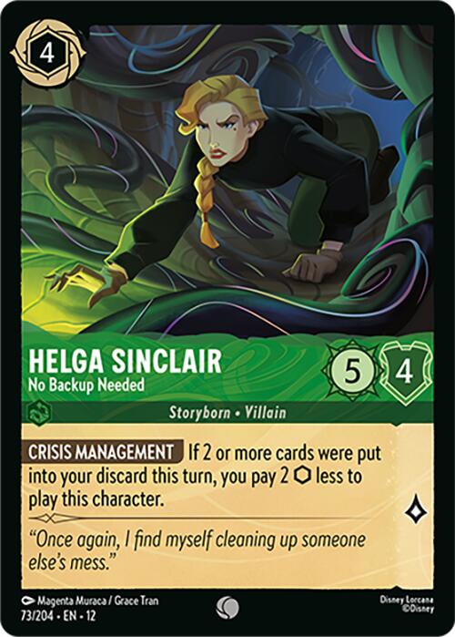 Helga Sinclair - No Backup Needed (73/204) [Wilds Unknown] - Shop at xdovtoxtgo