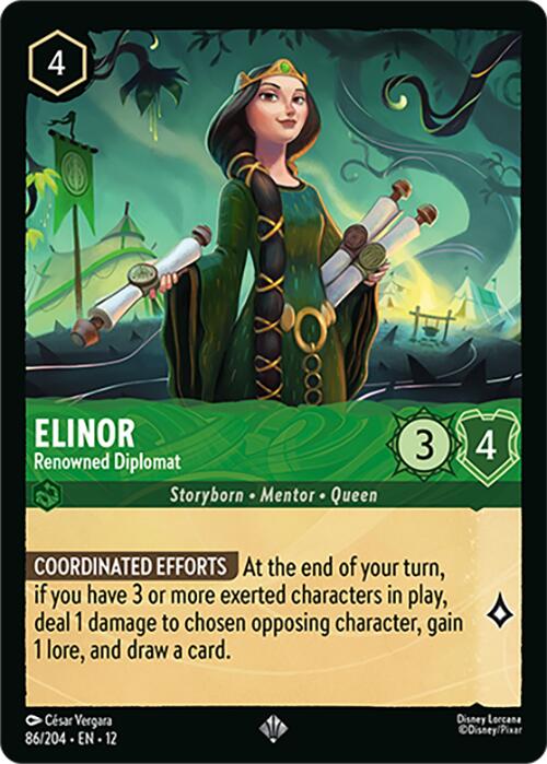 Elinor - Renowned Diplomat (86/204) [Wilds Unknown] - Shop at xdovtoxtgo