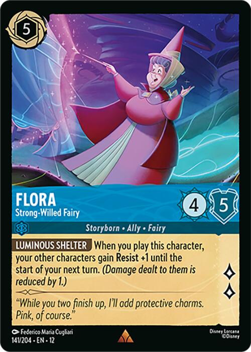 Flora - Strong-Willed Fairy (141/204) [Wilds Unknown] - Shop at xdovtoxtgo
