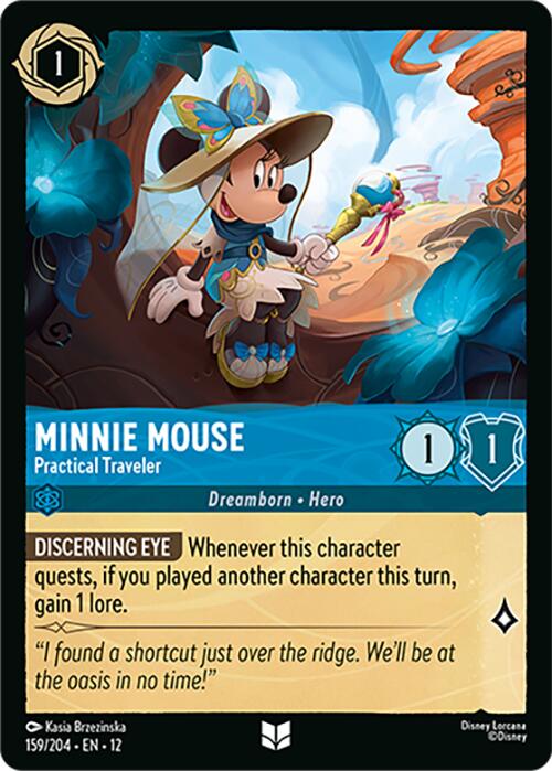 Minnie Mouse - Practical Traveler (159/204) [Wilds Unknown] - Shop at xdovtoxtgo