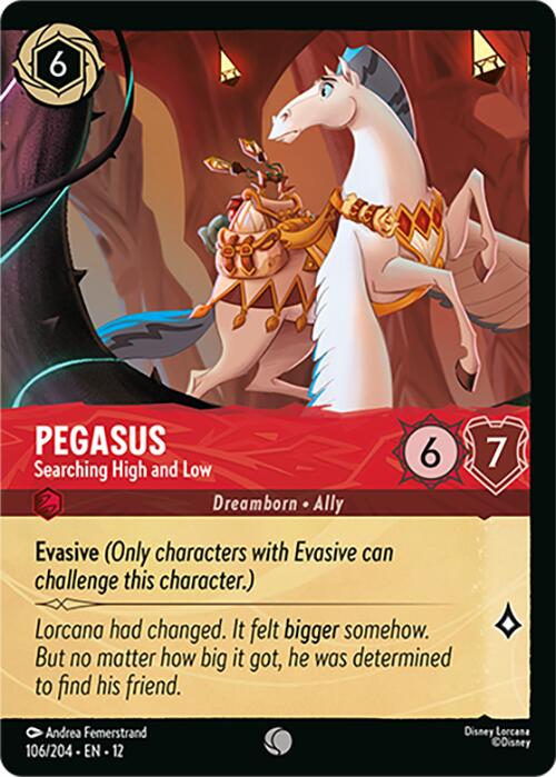 Pegasus - Searching High and Low (Foil) (106/204) [Wilds Unknown] - Shop at xdovtoxtgo