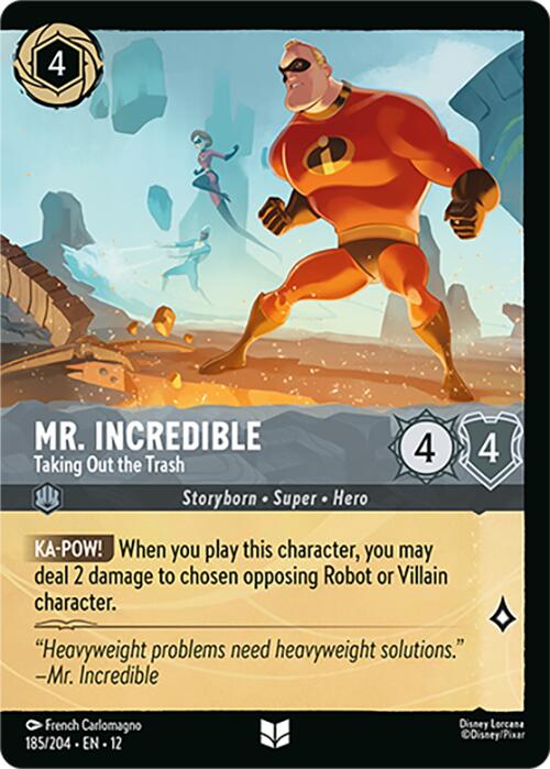 Mr. Incredible - Taking Out the Trash (Foil) (185/204) [Wilds Unknown] - Shop at xdovtoxtgo
