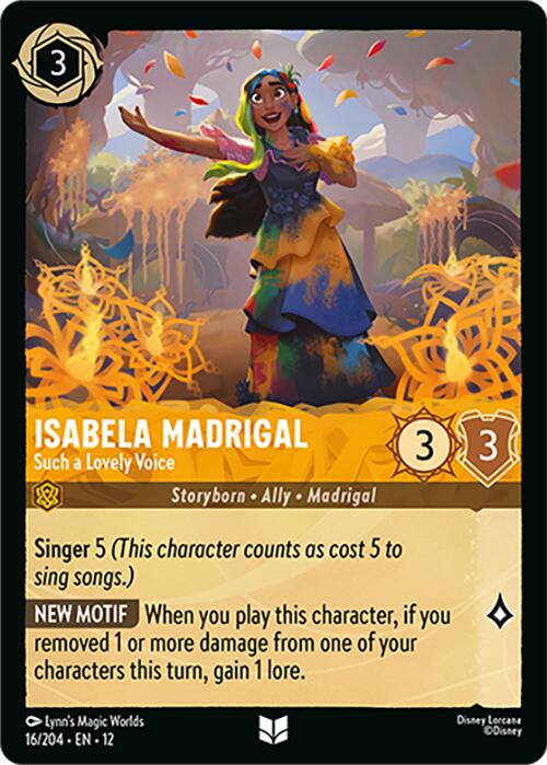 Isabela Madrigal - Such a Lovely Voice (16/204) [Wilds Unknown] - Shop at xdovtoxtgo