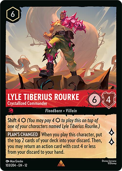 Lyle Tiberius Rourke - Crystallized Commander (103/204) [Wilds Unknown] - Shop at xdovtoxtgo
