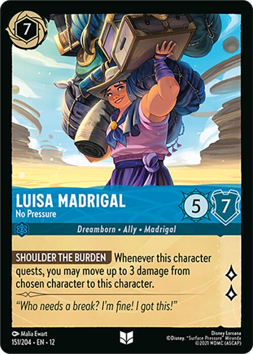 Luisa Madrigal - No Pressure (151/204) [Wilds Unknown] - Shop at xdovtoxtgo