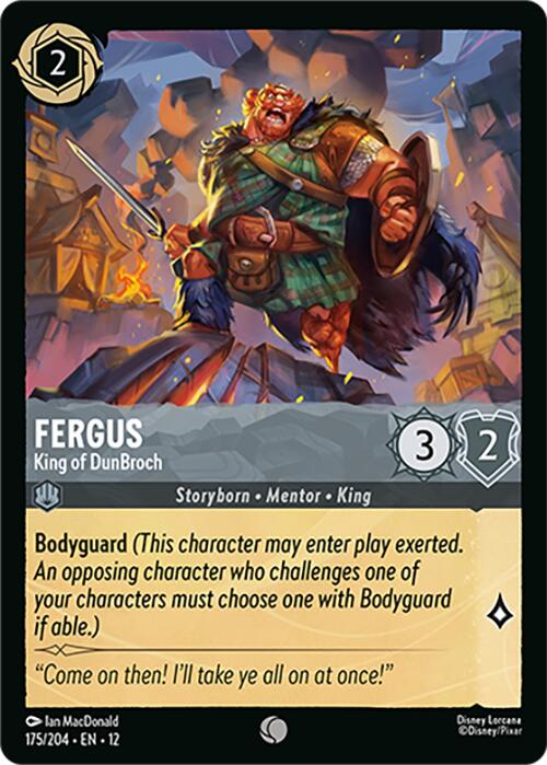 Fergus - King of DunBroch (175/204) [Wilds Unknown] - Shop at xdovtoxtgo
