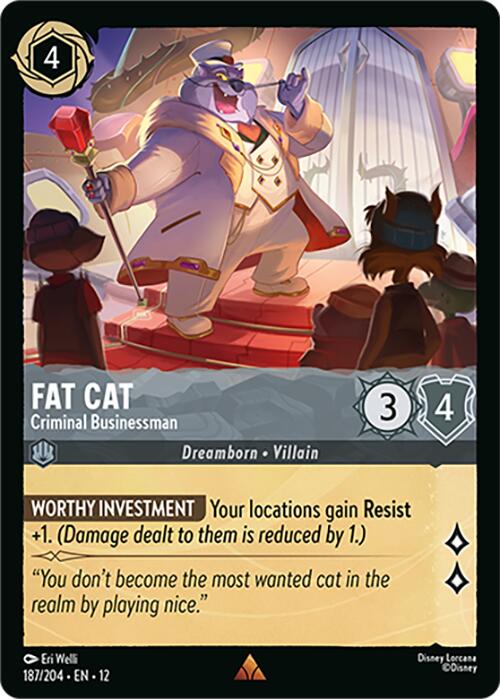 Fat Cat - Criminal Businessman (187/204) [Wilds Unknown] - Shop at xdovtoxtgo