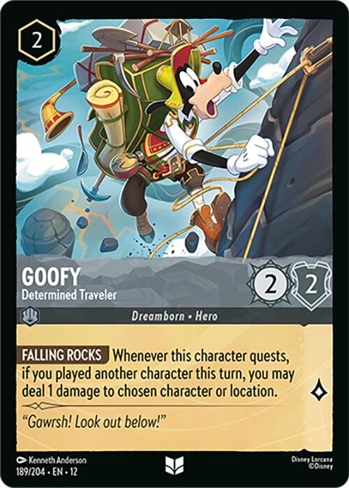 Goofy - Determined Traveler (189/204) [Wilds Unknown] - Shop at xdovtoxtgo