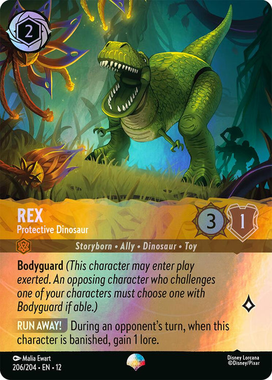 Rex - Protective Dinosaur (Epic) (206/204) [Wilds Unknown] - Shop at xdovtoxtgo