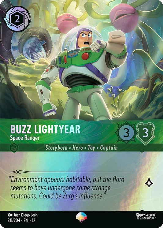 Buzz Lightyear - Space Ranger (Epic) (211/204) [Wilds Unknown] - Shop at xdovtoxtgo