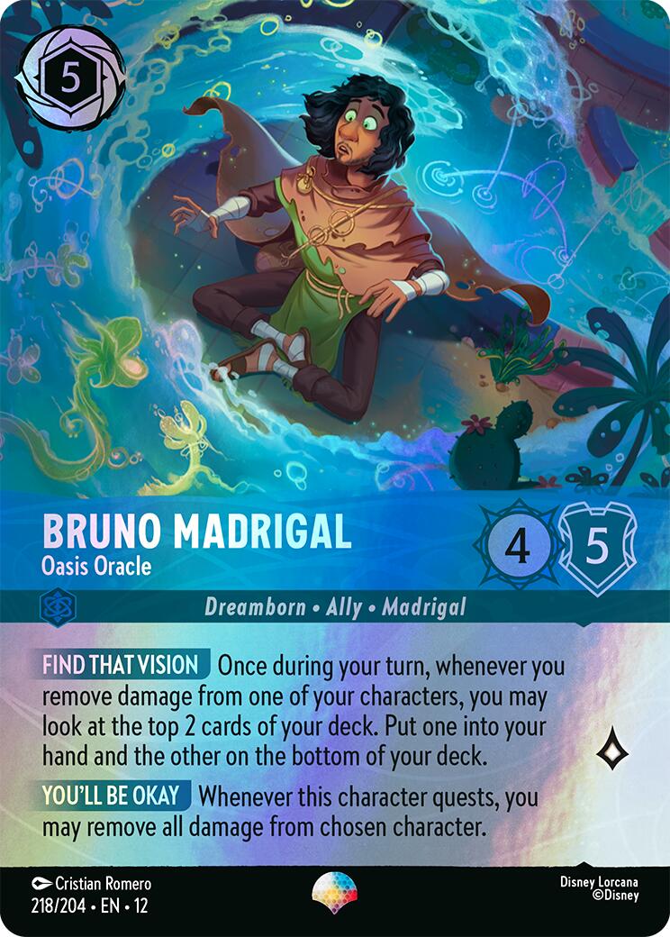 Bruno Madrigal - Oasis Oracle (Epic) (218/204) [Wilds Unknown] - Shop at xdovtoxtgo