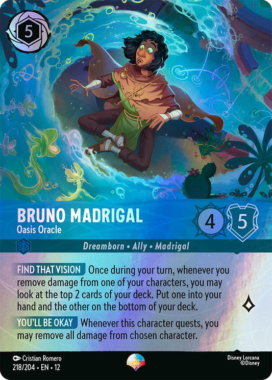 Bruno Madrigal - Oasis Oracle (Epic) (218/204) [Wilds Unknown] - Shop at xdovtoxtgo