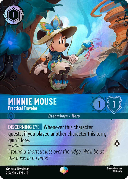 Minnie Mouse - Practical Traveler (Epic) (219/204) [Wilds Unknown] - Shop at xdovtoxtgo