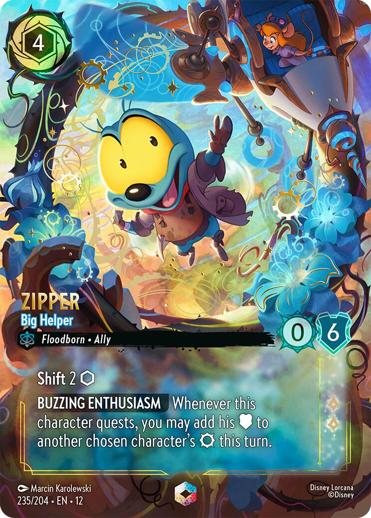 Zipper - Big Helper (Enchanted) (235/204) [Wilds Unknown] - Shop at xdovtoxtgo
