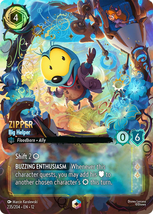 Zipper - Big Helper (Enchanted) (235/204) [Wilds Unknown] - Shop at xdovtoxtgo